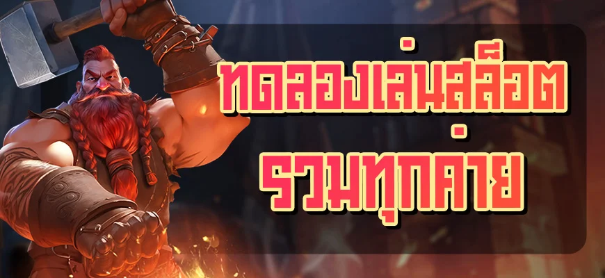 ทดลองเล่นสล็อต รวมทุกค่าย